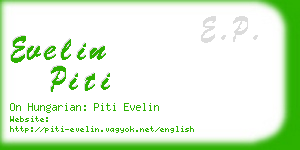 evelin piti business card